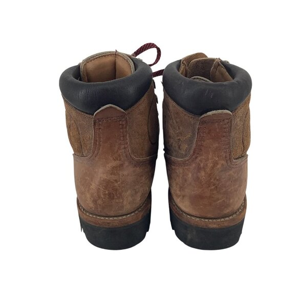 Vintage Vasque Mens Brown Leather Mountaineering Boots Hike Climb US Size 5 - Picture 5 of 12